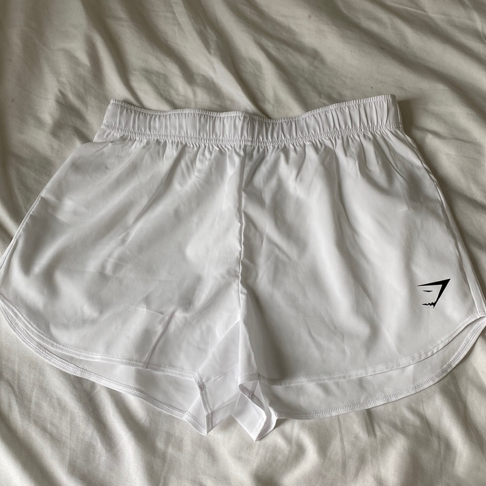 BRAND NEW GYMSHARK SHORTS White